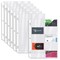 Better Office Products Clear Heavyweight Business Card Sleeve Pages, 10 Pockets Per Sheet, 3 Ring Binder Sheets, 50PK 81010 - alternate 1